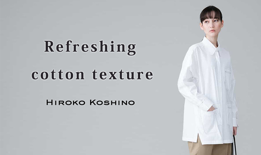 Refreshing cotton texture