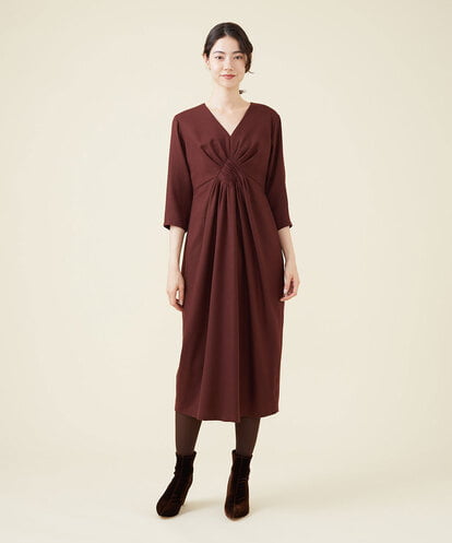 GBEAV33600  ウールアムンゼンタックデザインドレス