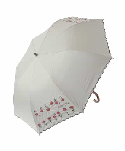 GG8FS32110 Jocomomola 【UV・晴雨兼用】フラワー刺繍デザイン折りたたみ傘