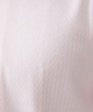 MNBGX67180 MICHEL KLEIN HOMME(ミッシェルクラン オム) 《日本製》立体柄ストレッチラッセル七分袖シャツ ピンク(01)