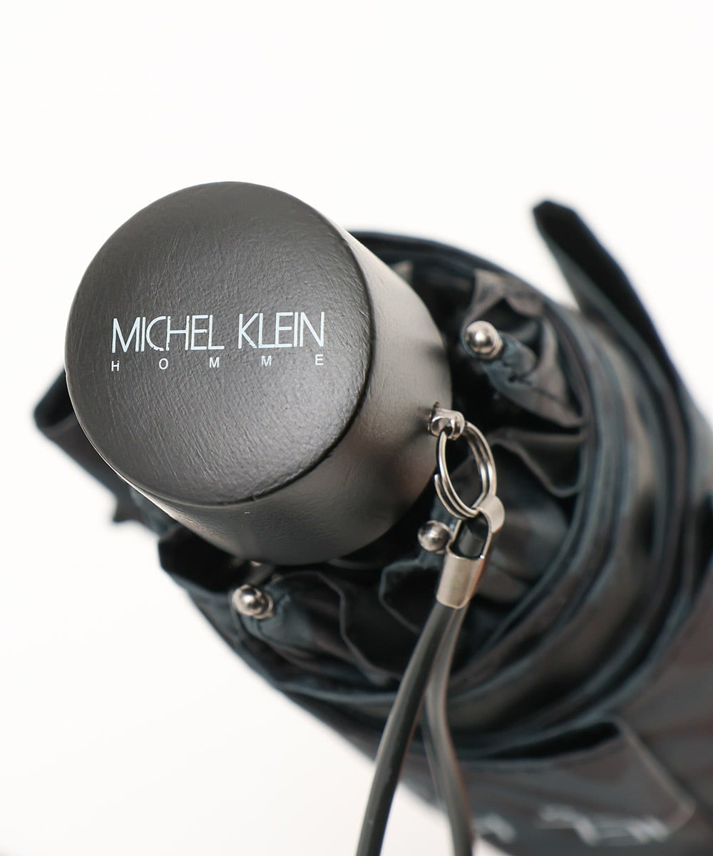 MOYGX01100 MICHEL KLEIN HOMME(ミッシェルクラン オム) 晴雨兼用折り畳み傘 ブラック(94)