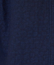 NHUEV20430 GIANNI LO GIUDICE(小さいサイズ)(メゾン ドゥ サンク) [洗える]二重織ガーゼアニマル柄コート ネイビー