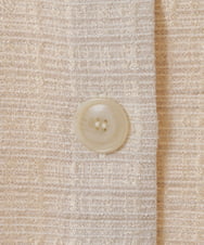 PYSEV22490 CHRISTIAN AUJARD(小さいサイズ)(メゾン ドゥ サンク) 異素材コンビデザイン羽織 アイボリー