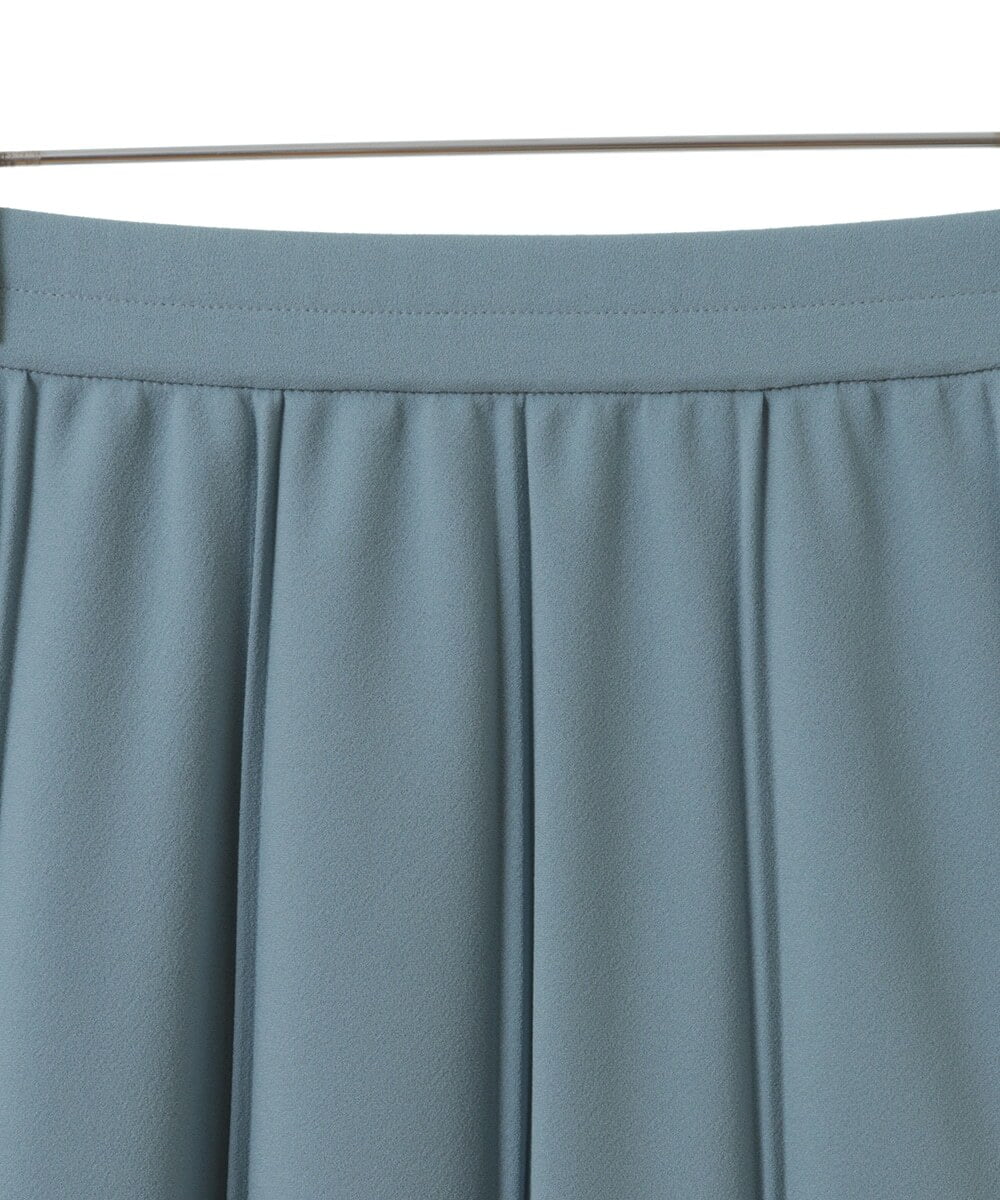 R6HEV37270 HIROKO BIS(小さいサイズ)(メゾン ドゥ サンク) 【小さいサイズ/セットアップ対応】アムンゼンデザインプリーツスカート ブルーグリーン