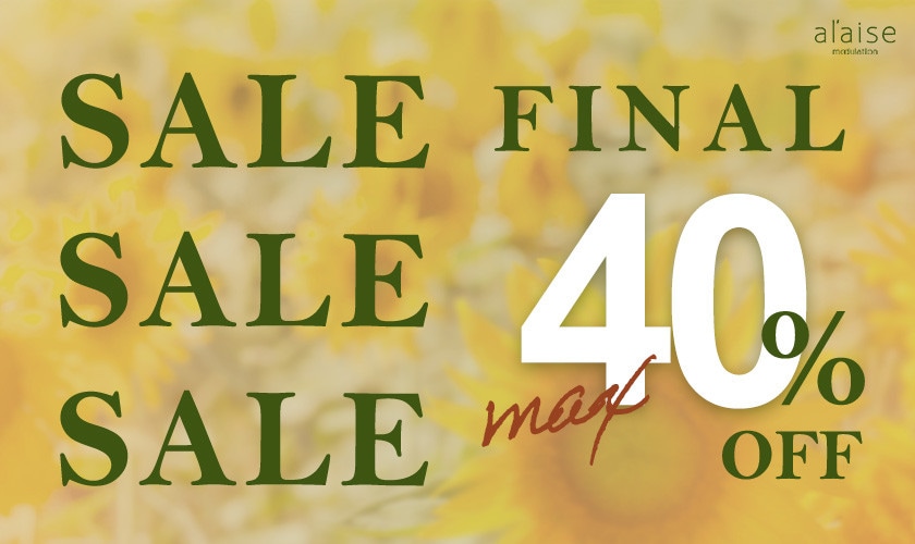 最大40%OFF FINAL SALE