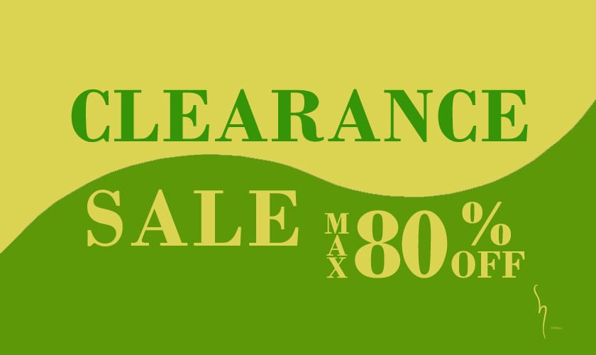 最大80%OFFクリアランスセール
