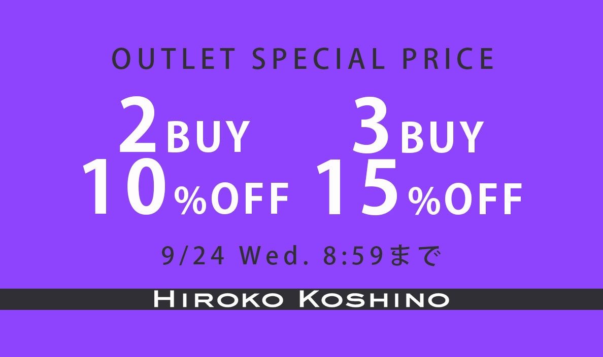 ［2点10%OFF,3点以上15%OFF］OUTLET SPECIAL PRICE