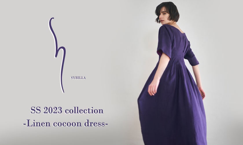 【S SYBILLA】SS 2023 -Love form dress-
