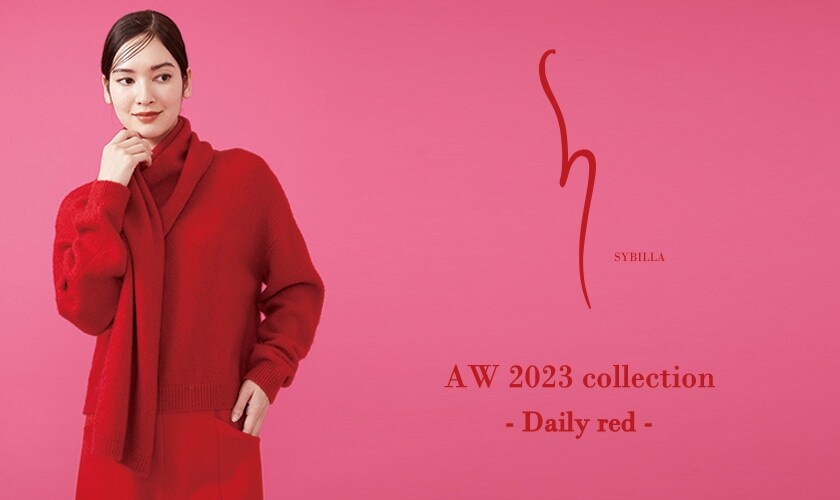 【S SYBILLA】AW 2023 - Daily red -