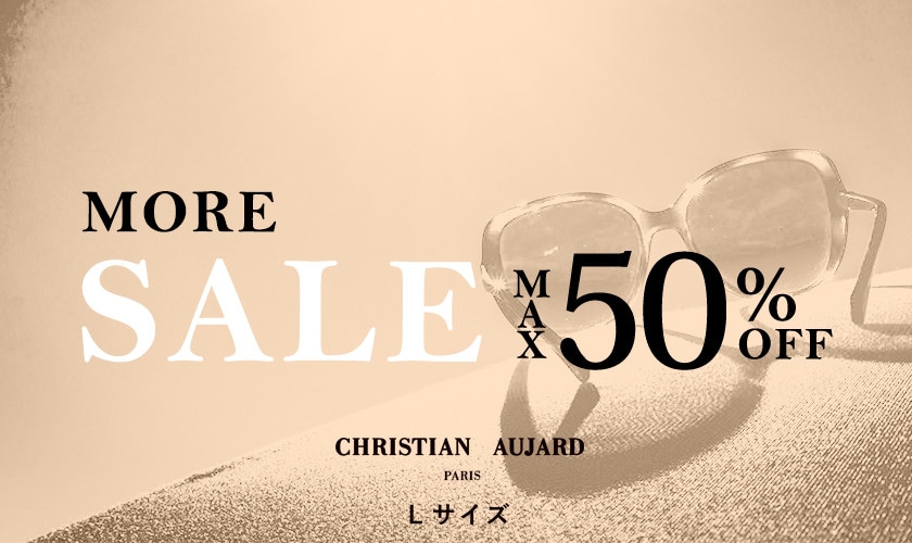 【50%OFFアイテム多数！】MORE SALE