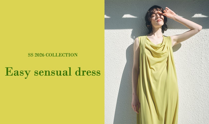 【S SYBILLA】SS26 - Easy sensual dress - 