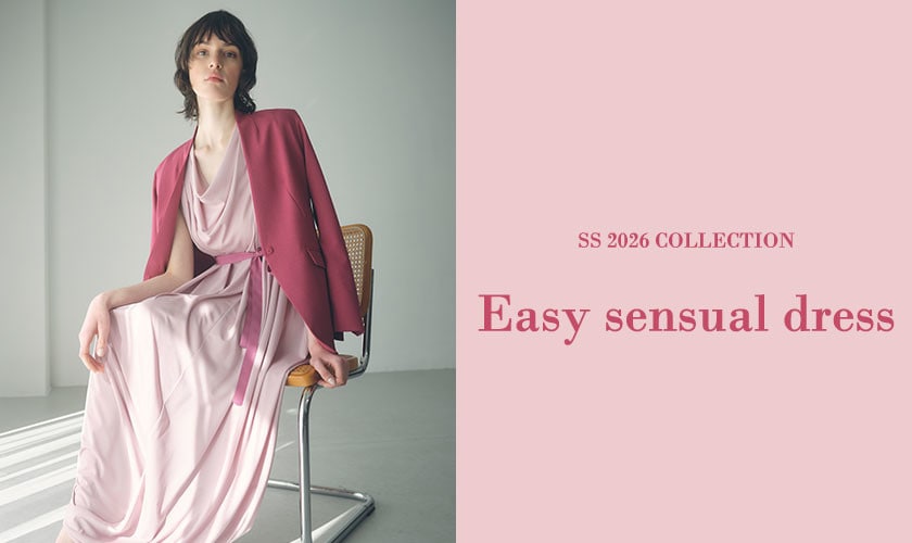 【S SYBILLA】SS26 - Easy sensual dress - 