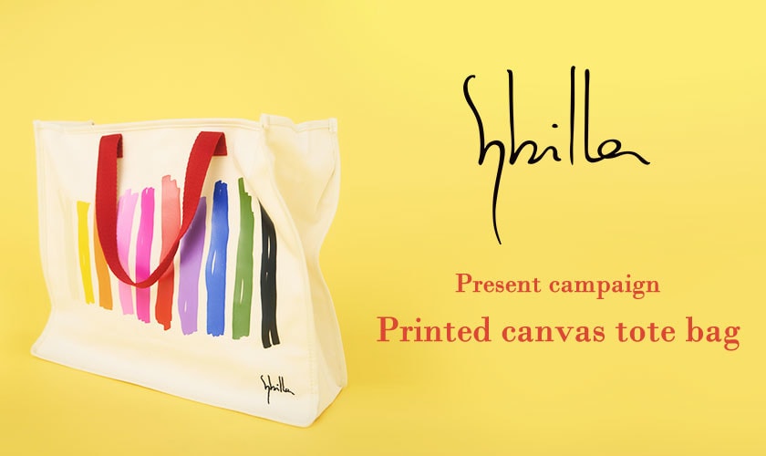 Sybilla【Printed canvas tote bag】present campaign
