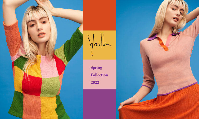 Sybilla Spring Collection 2022 -Color Block Knit-