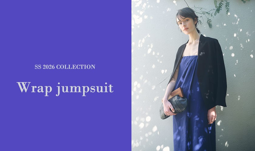 【S SYBILLA】SS26 - Wrap jumpsuit - 