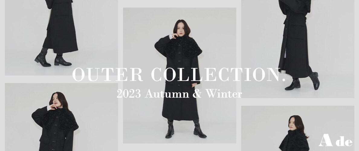 【新作】大人可愛いA deのアウターコレクション