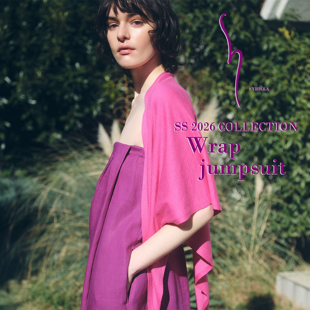 【S SYBILLA】SS26 - Wrap jumpsuit - 