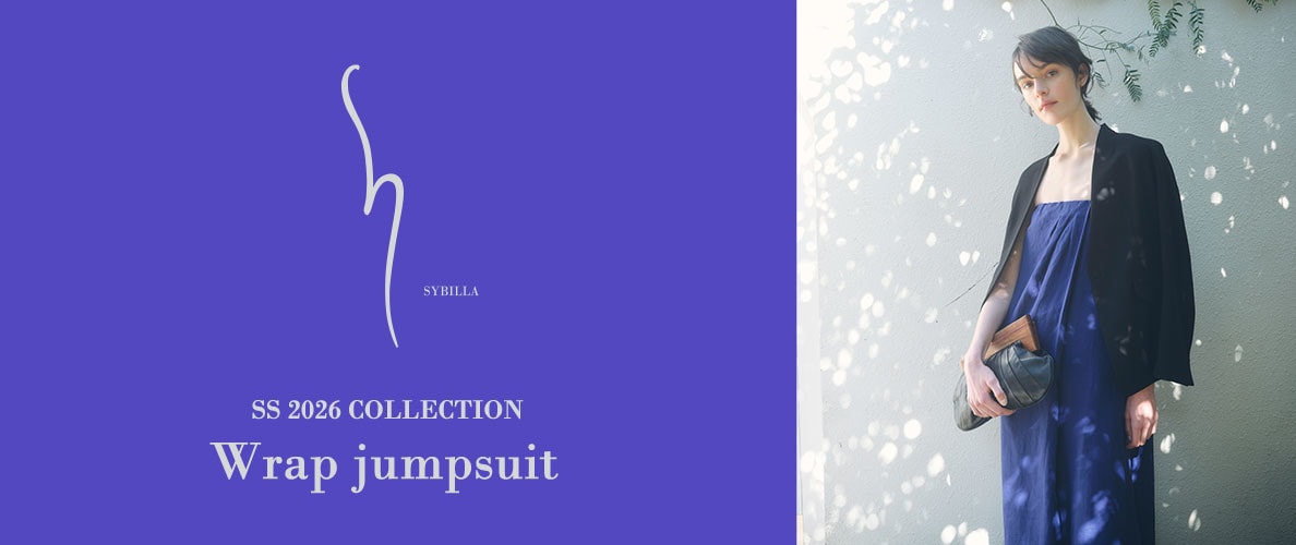 【S SYBILLA】SS26 - Wrap jumpsuit - 