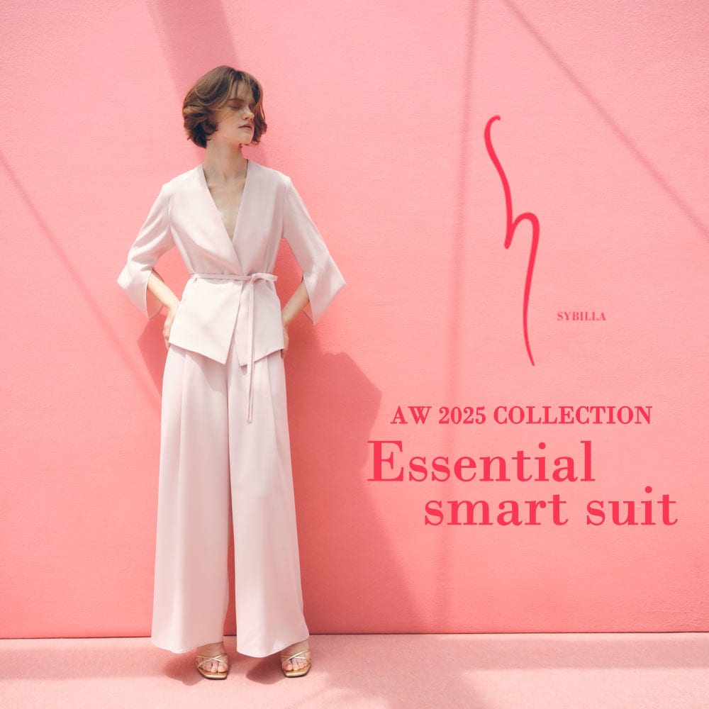 【S SYBILLA】AW25 - Essential smart suit -