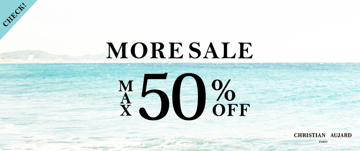 【50%OFFアイテム多数！】MORE SALE
