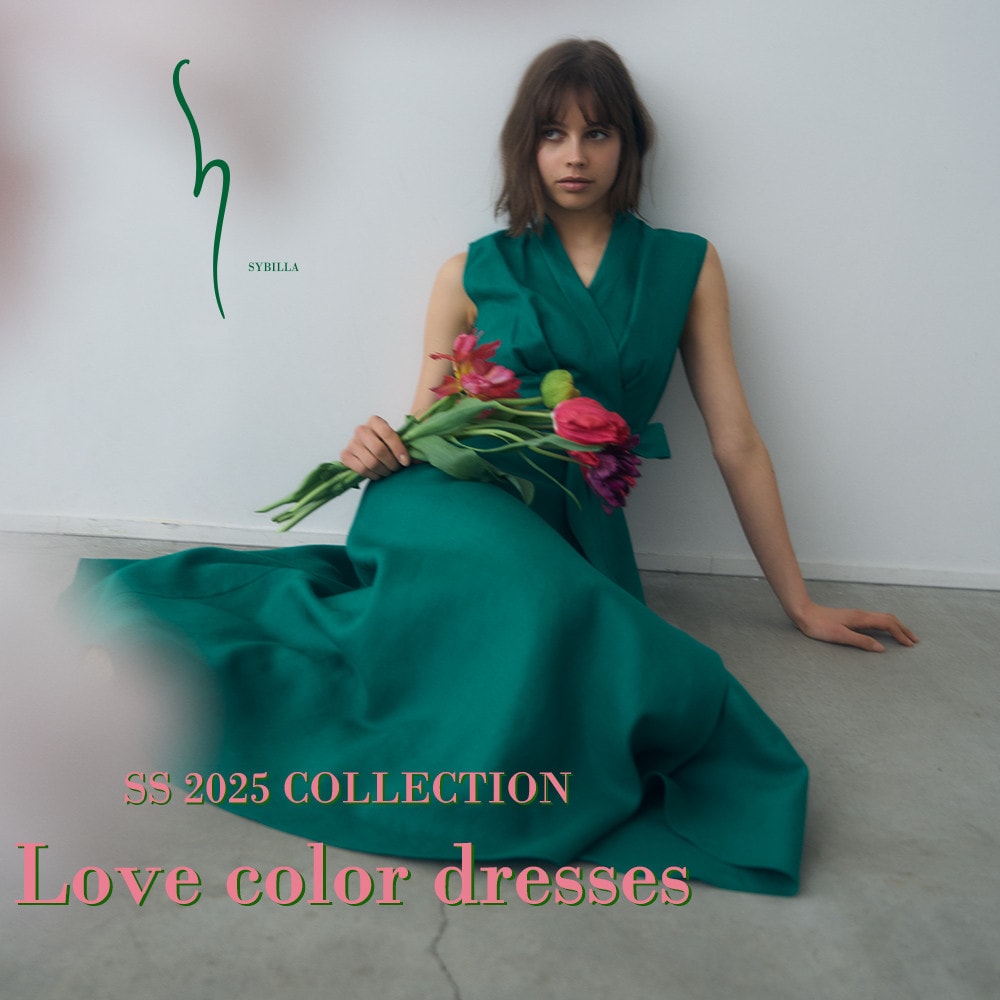 【S SYBILLA】SS25 - Love color dresses -