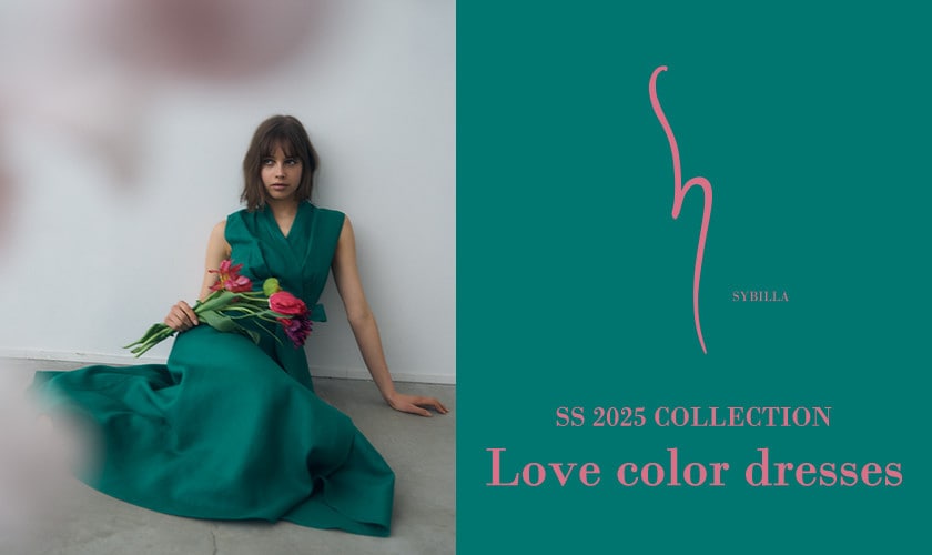 【S SYBILLA】SS25 - Love color dresses -