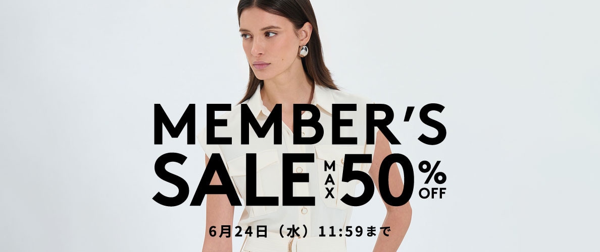 MAX50%OFF MEMBER'S SALE