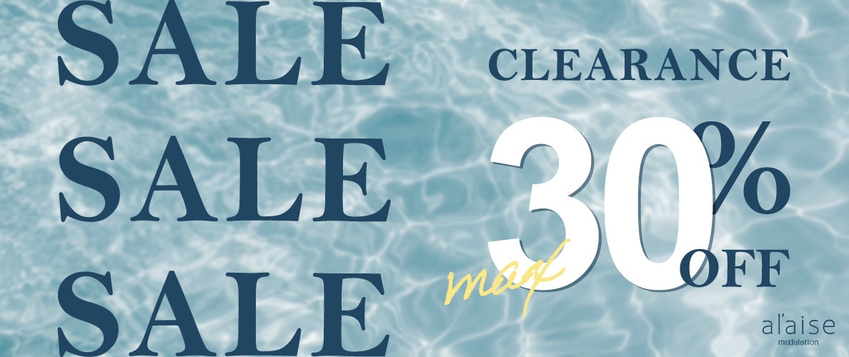 最大30%OFF CLEARANCE SALE