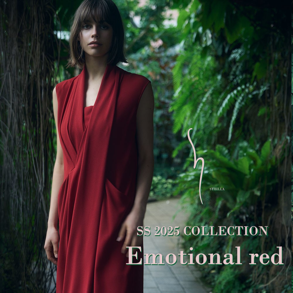 【S SYBILLA】SS25 - Emotional red -