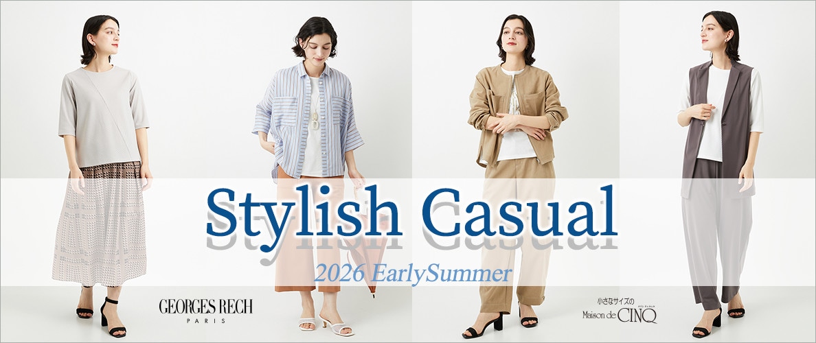【GEORGES RECH】スタイリッシュカジュアル