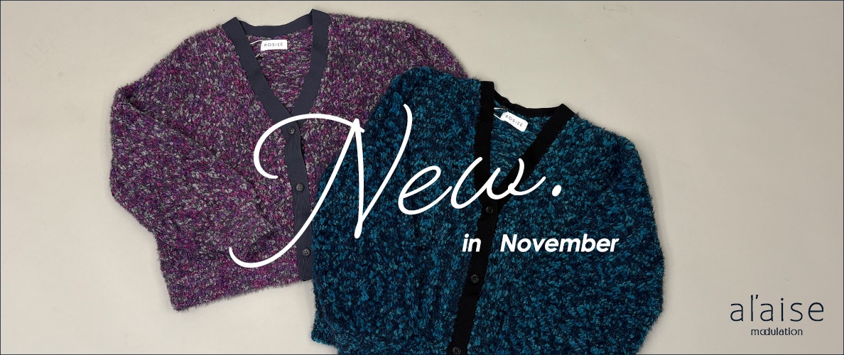 New arrival - 新作アイテムをご紹介 -