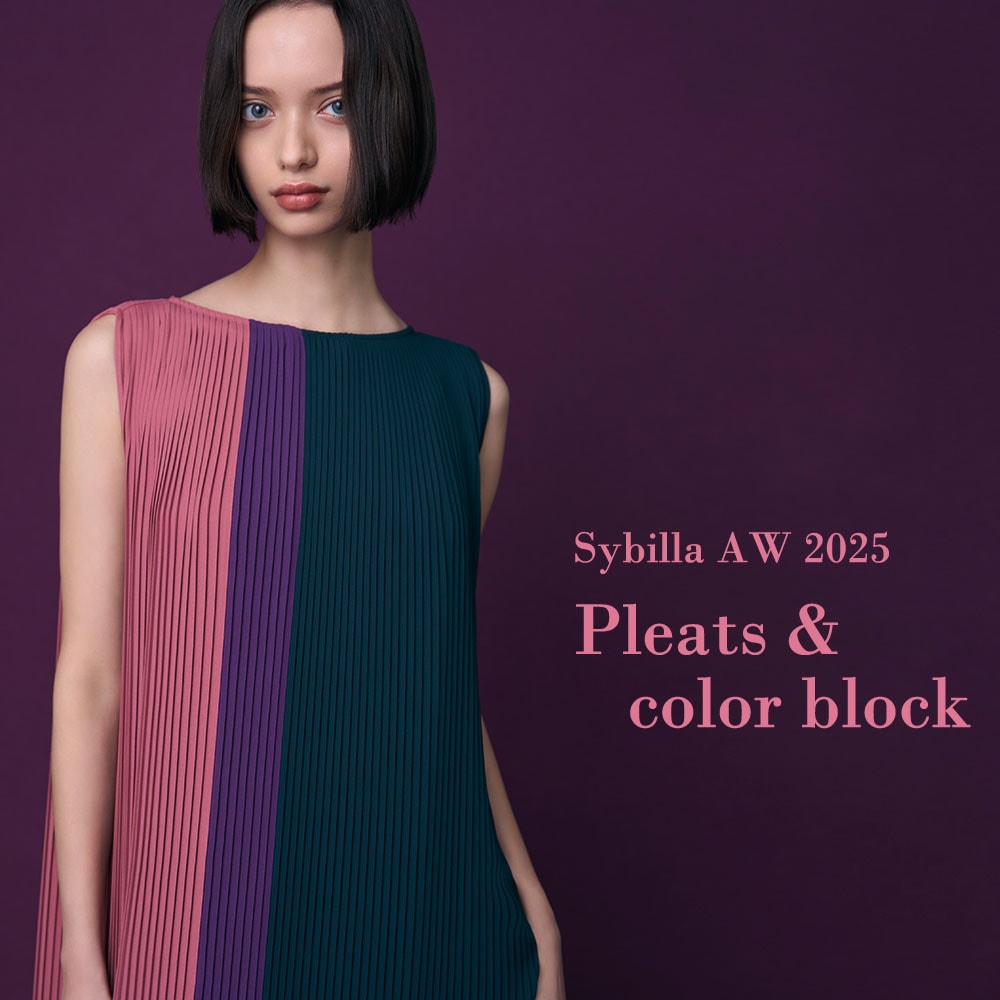 Sybilla Autumn/Winter 2025 - Pleats & color block - 