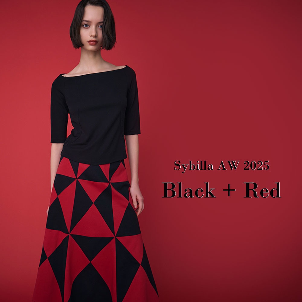 Sybilla Autumn/Winter 2025 - Black + Red - 