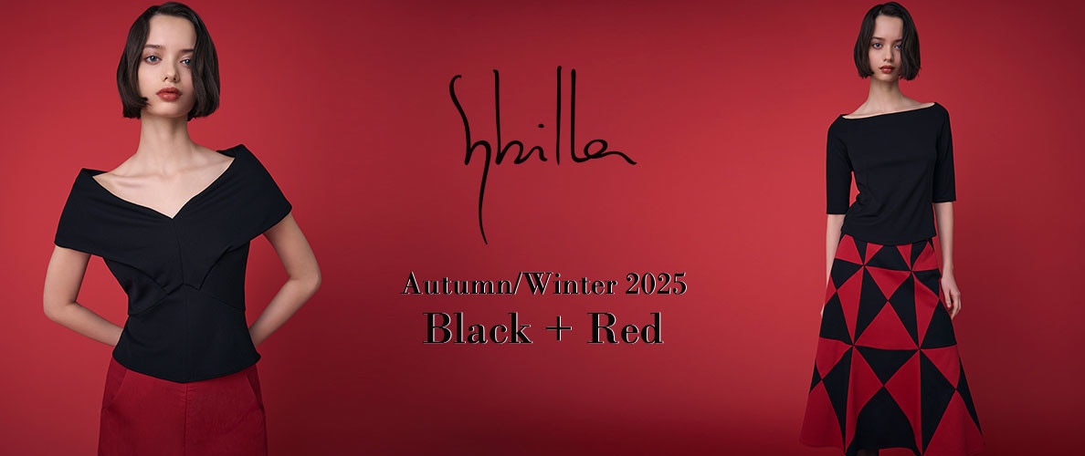 Sybilla Autumn/Winter 2025 - Black + Red - 