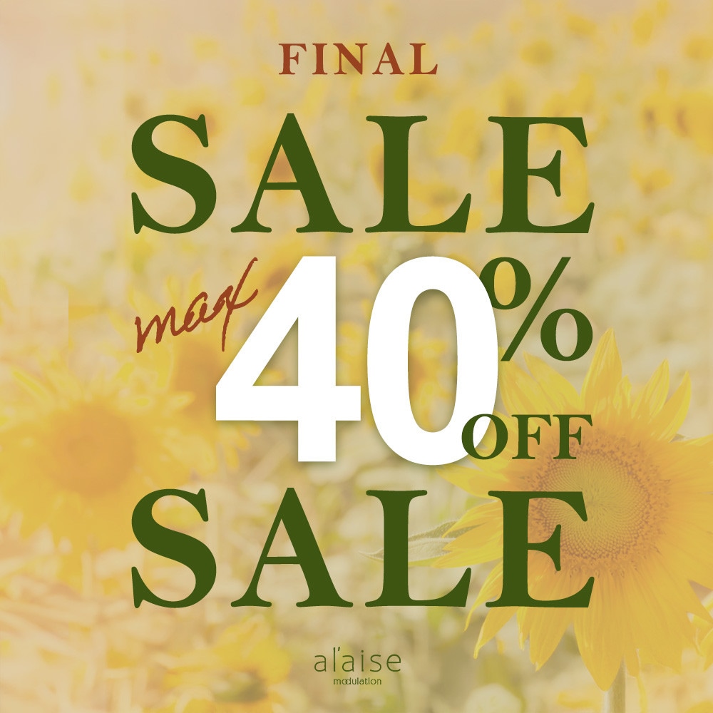 最大40%OFF FINAL SALE