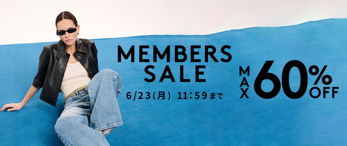 MAX60%OFF MEMBER'S SALE