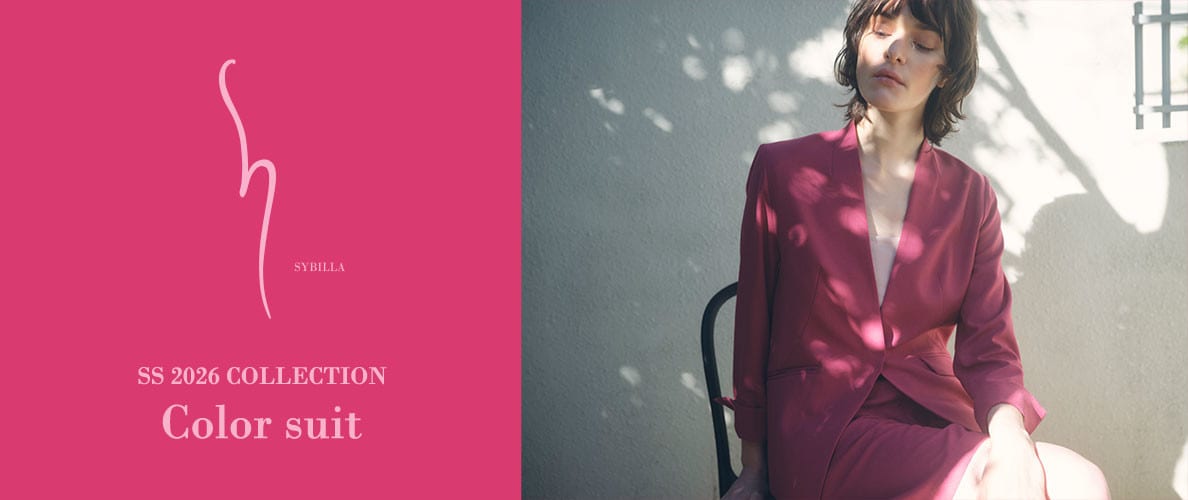 【S SYBILLA】SS26 - Color suit - 