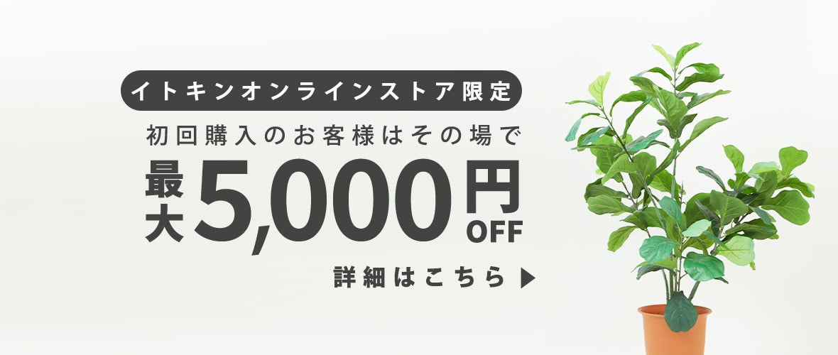 初回購入のお客様限定 最大5,000円OFF
