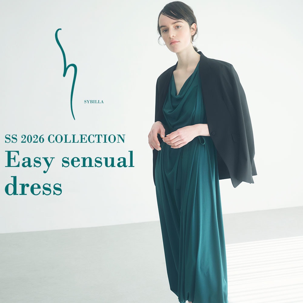 【S SYBILLA】SS26 - Easy sensual dress - 