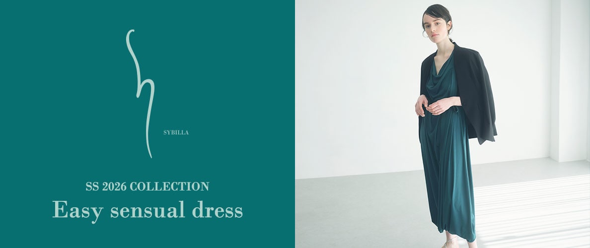 【S SYBILLA】SS26 - Easy sensual dress - 