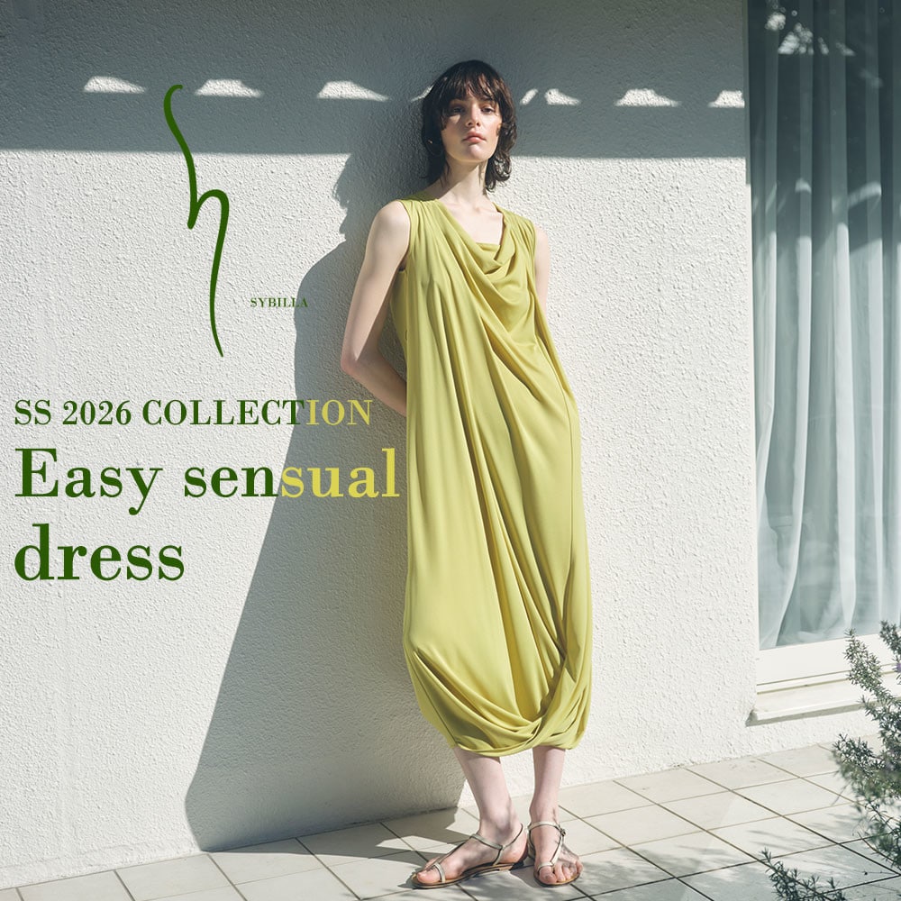 【S SYBILLA】SS26 - Easy sensual dress - 