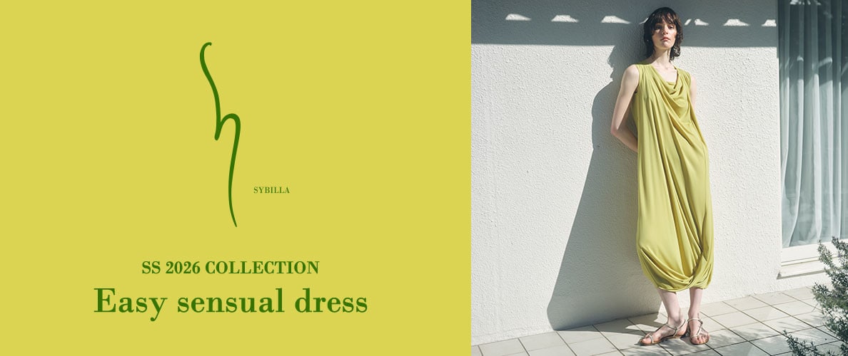 【S SYBILLA】SS26 - Easy sensual dress - 