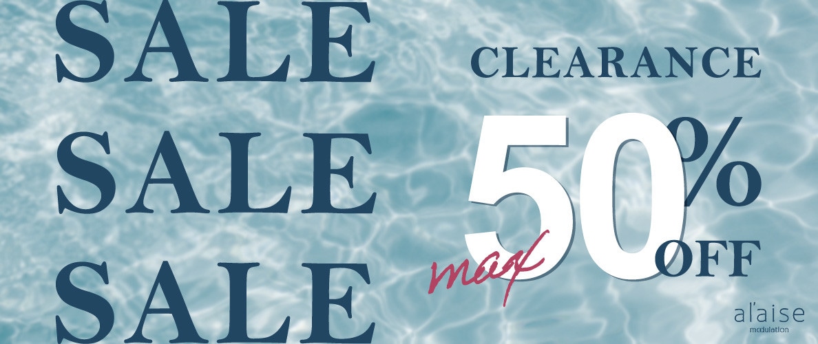 最大50%OFF CLEARANCE SALE