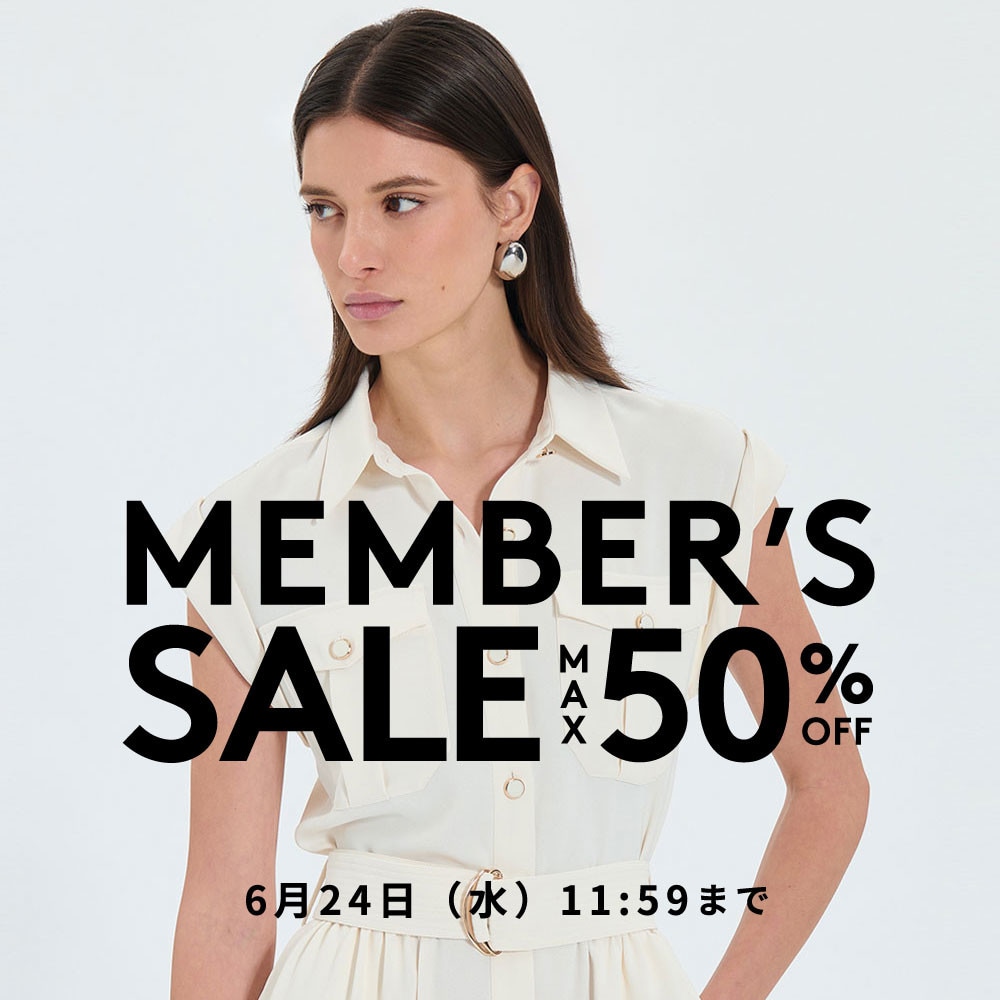 MAX50%OFF MEMBER'S SALE