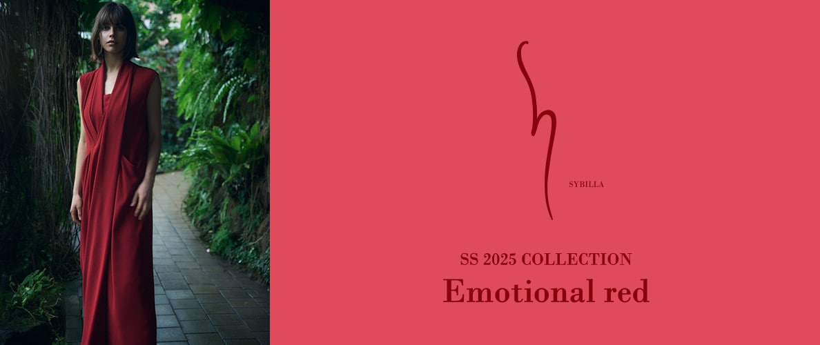【S SYBILLA】SS25 - Emotional red -