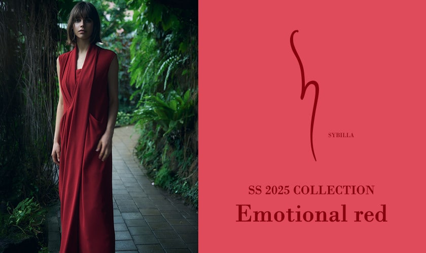 【S SYBILLA】SS25 - Emotional red -