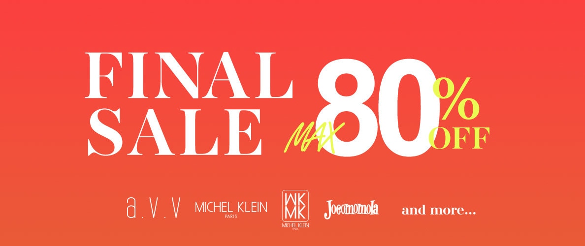 最大80%OFF　FINAL SALE 