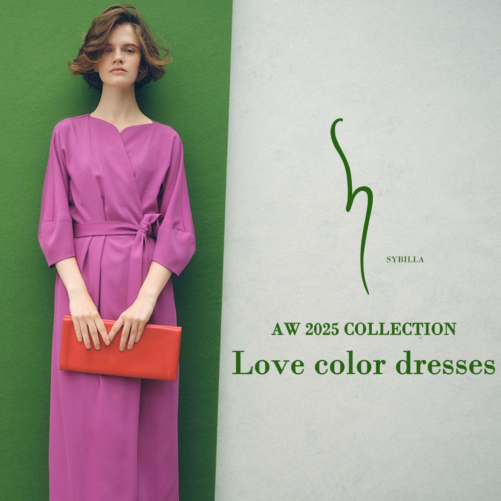 【S SYBILLA】AW25 - Love color dresses - 