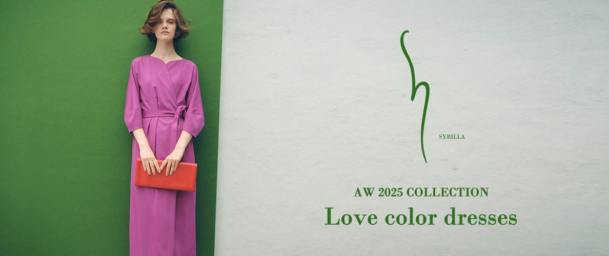 【S SYBILLA】AW25 - Love color dresses - 