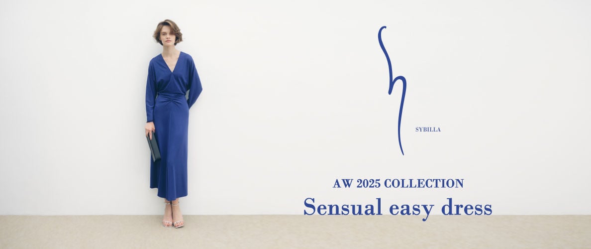 【S SYBILLA】AW25 - Sensual easy dress -